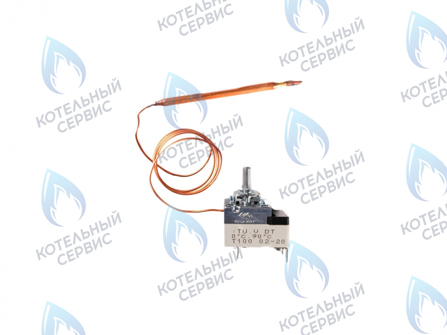 SS001-03 Термостат капиллярный CAEM TU-V (0-90°C) PROTHERM (0020025281), 0020025284, 002002528, 0020027673, 0020034952, 0020045038) FERROLI (39817200) в Барнауле