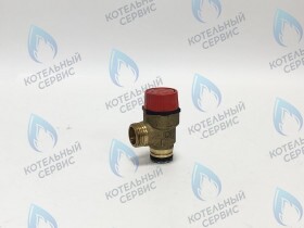 Клапан предохранительный сбросной 3 бара Baxi ECO (Compact, 4s, 5 Compact,) FOURTECH, MAIN (Four, 5)