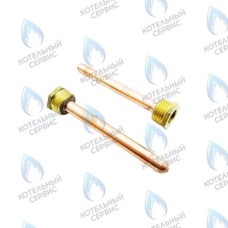 SC005 Стакан-гильза медный котловой малый, наружная резьба 1/2"G в Барнауле