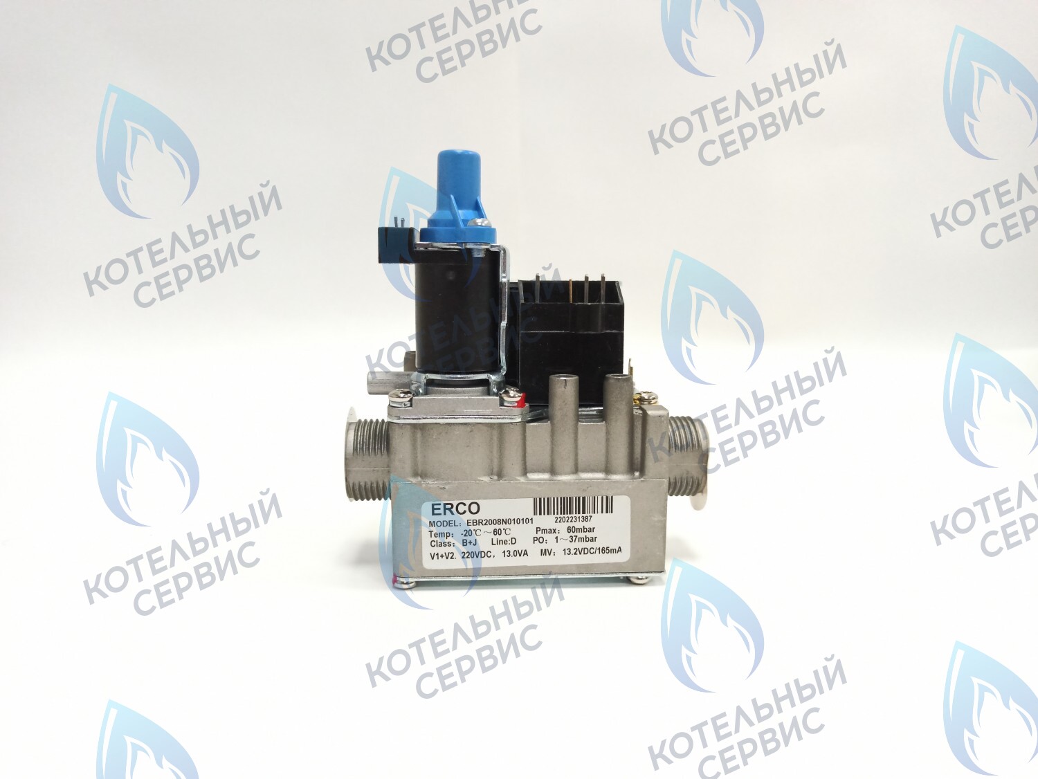 GV013 Клапан газовый ERCO EBR2008N 220VDC (постоянный ток) NevaLux 7211/7218/7224/8224/8624/8230, Alpenhoff Baden (15199008), Ferroli Fortuna Special (NG) (39899008), KoreaStar Bravo K (NG) (KS90299008) в Барнауле