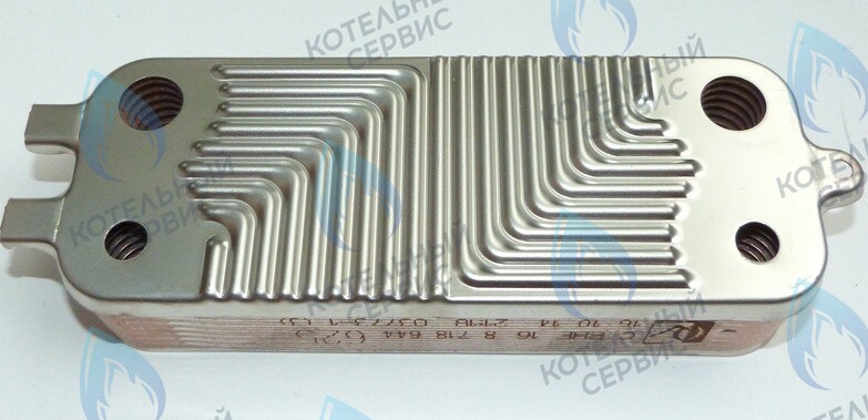 87186446250 Теплообменник вторичный ГВС 16 пластин BOSCH WBN6000/2000 24C в Барнауле