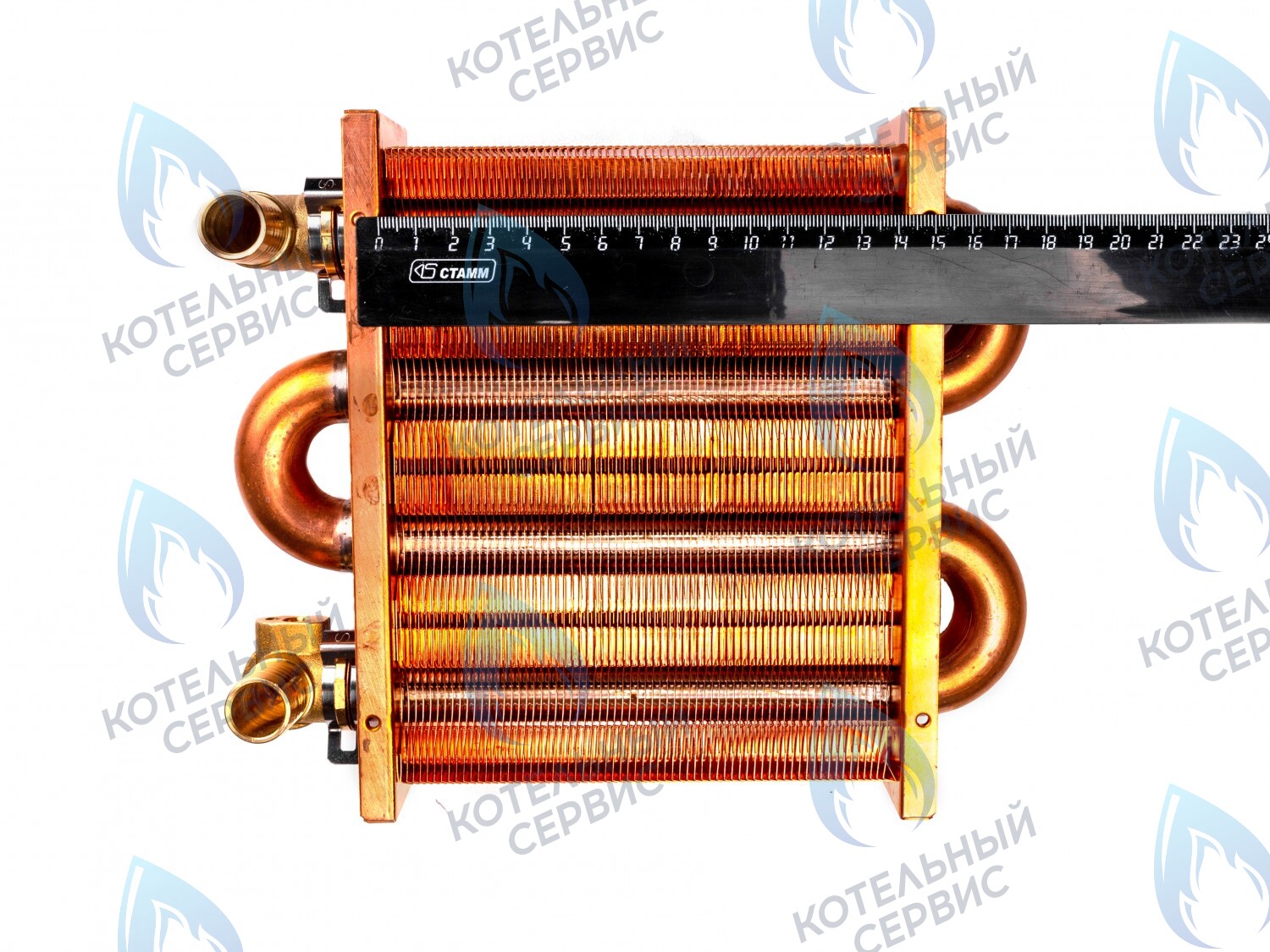 3318111100 Теплообменник первичный (основной) 142мм 67 FIN (100 HSG/ICH/MSC) DAEWOO в Барнауле