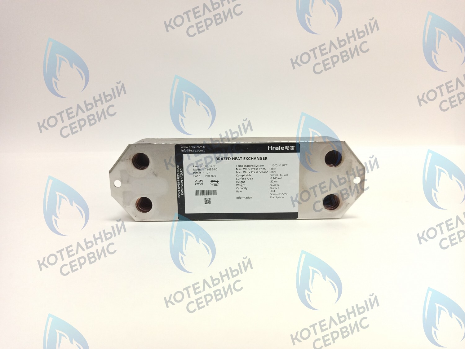 ES210X-215-12F-HR Теплообменник ГВС вторичный 12 пластин VIESSMANN Vitopend 100-W WH0A (7822799, 7826465) в Барнауле