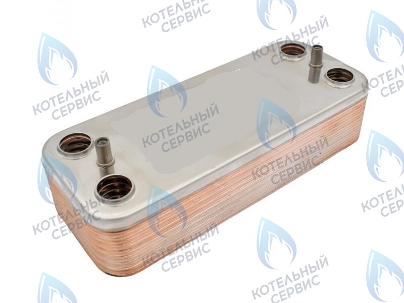 R8037 Теплообменник вторичный 14 пластин для котлов Beretta в Барнауле