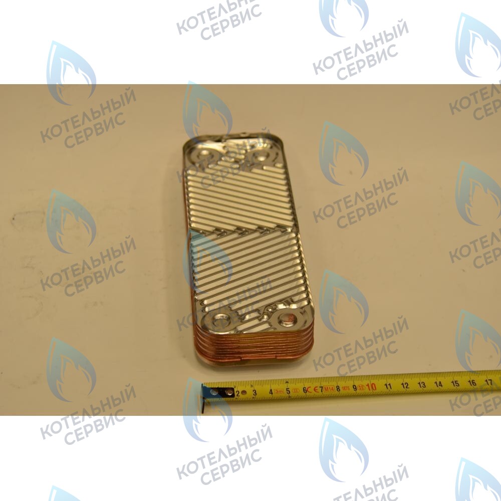 711612600 Теплообменник вторичный ГВС (другой тип) BAXI ECO (3, FOUR) 10 пластин в Барнауле