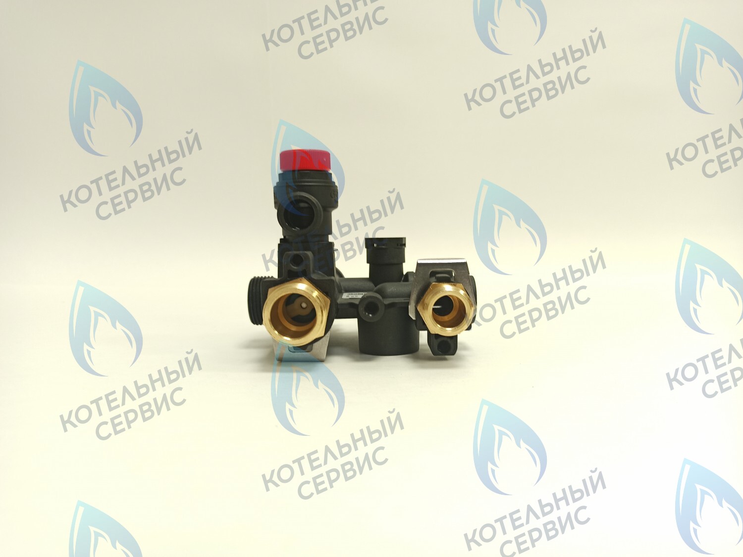 NUM00007 Гидроблок (левый) с картриджем трехходового крана (пластиковый) LIGHT 12кВт-24кВт, VARME 12кВт-18кВт (HH005B) FEDERICA BUGATTI в Барнауле