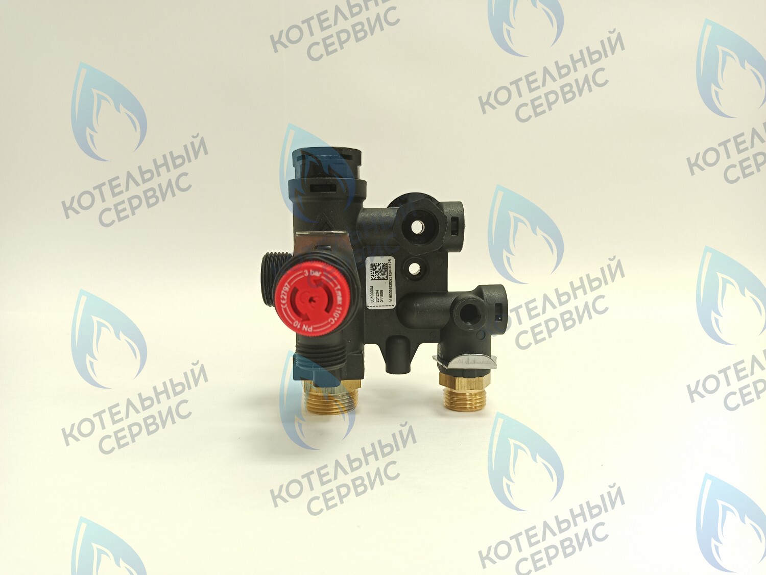 NUM00007 Гидроблок (левый) с картриджем трехходового крана (пластиковый) LIGHT 12кВт-24кВт, VARME 12кВт-18кВт (HH005B) FEDERICA BUGATTI в Барнауле