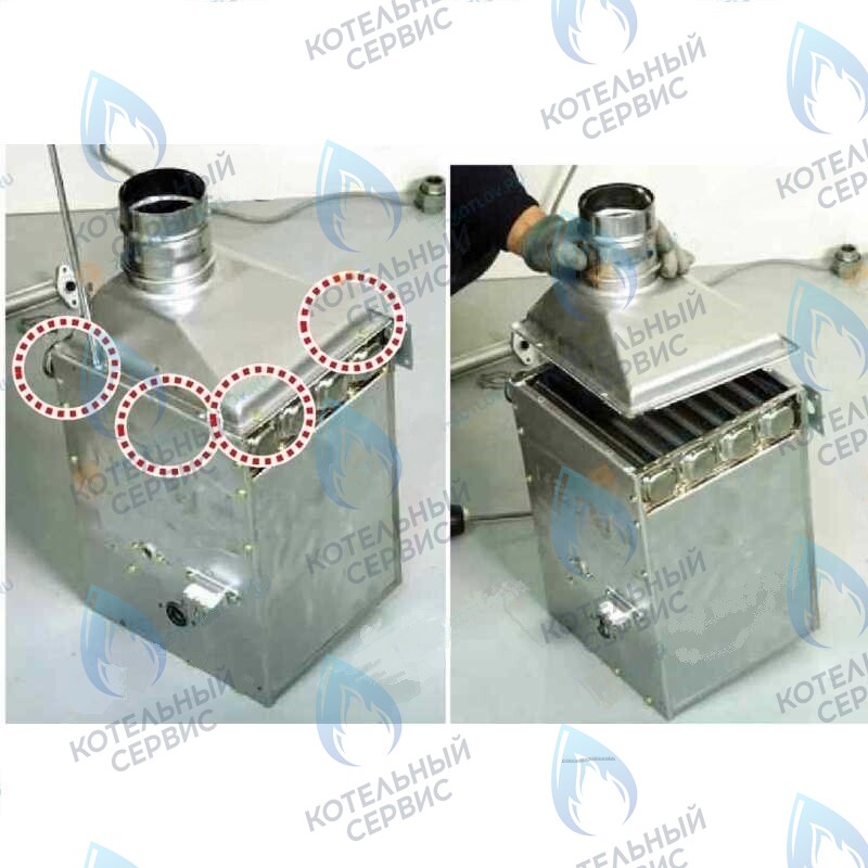 30020348A Коллектор дымовых газов NAVIEN DELUXE S/C/ONE 30-40KW в Барнауле