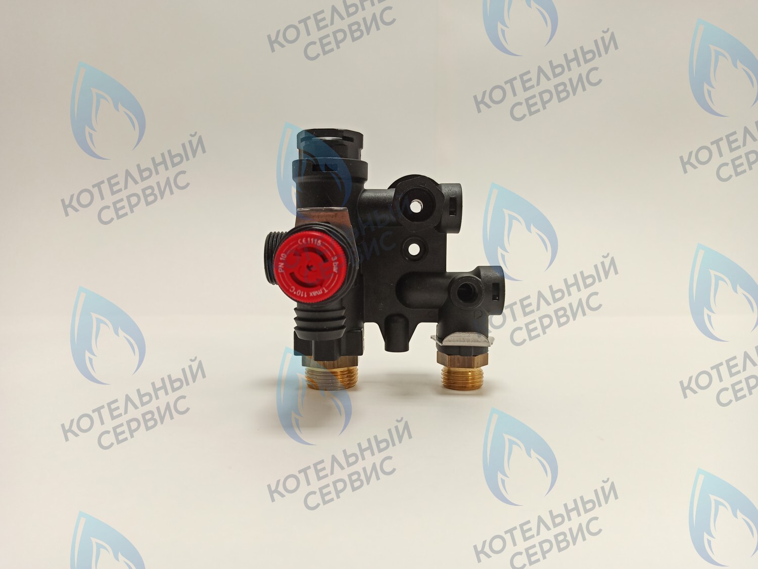 HH005B Часть гидрогруппы отопления подающая (пластик) Light 12кВт-18кВт-24кВт FEDERICA BUGATTI в Барнауле