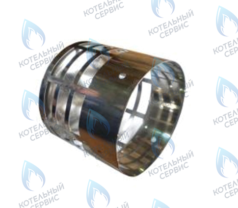 1KWMA86A Элемент конечный трубы дымоудаления (искрогаситель) D80 нержавеющая сталь KIT TERMIN.FUMI INOX FERROLI в Барнауле