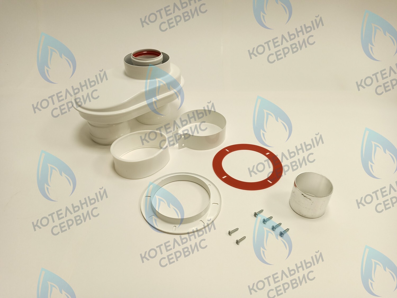 VA80-80B-1 Адаптер для раздельной системы Ф60/100 на 80/80 универсальный в Барнауле