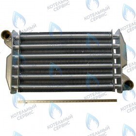 Теплообменник первичный 14кВт-24кВт Eco, Compact, 3 Compact, Four, 4s, 5 Compact Fourtech BAXI