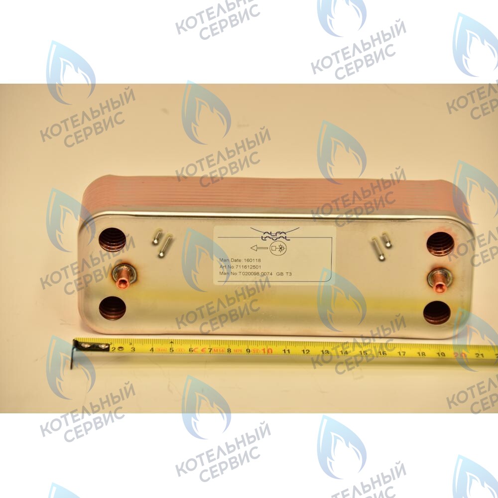 711613200 Теплообменник ГВС пластинчатый вторичный на 20 пластин BAXI в Барнауле