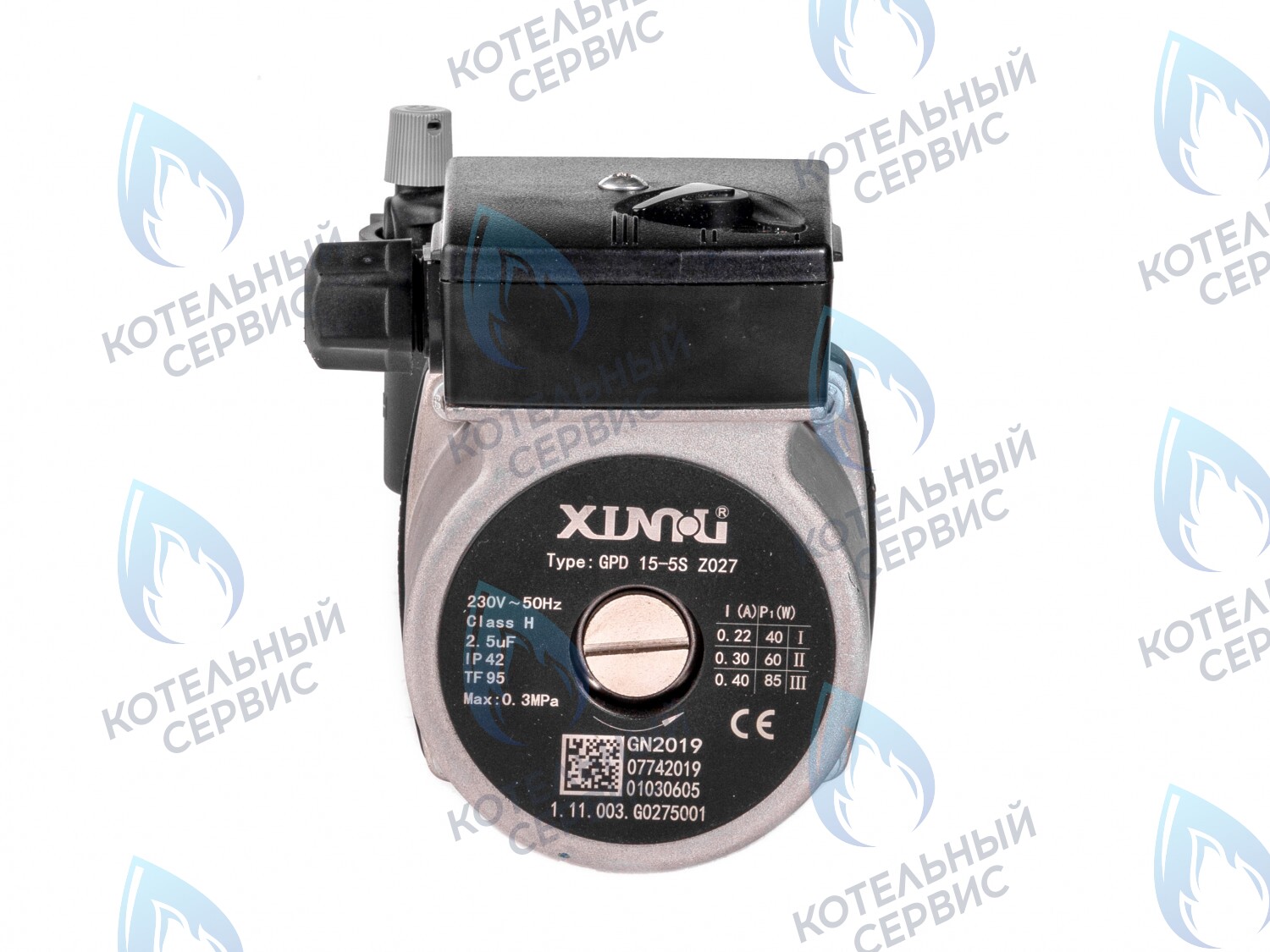 A00310 Циркуляционный насос XinHu GPD15-5S-Z027 (I:40w II:60w III:85w) HAIER F21S(T), HEC (10010013, 0530002961) в Барнауле