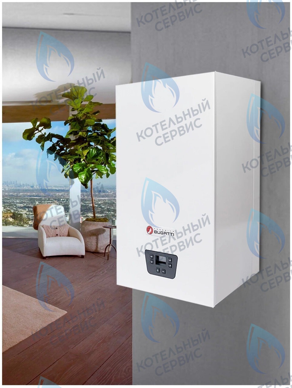  Настенный газовый котел Federica Bugatti TECH (двухконтурный) в Барнауле