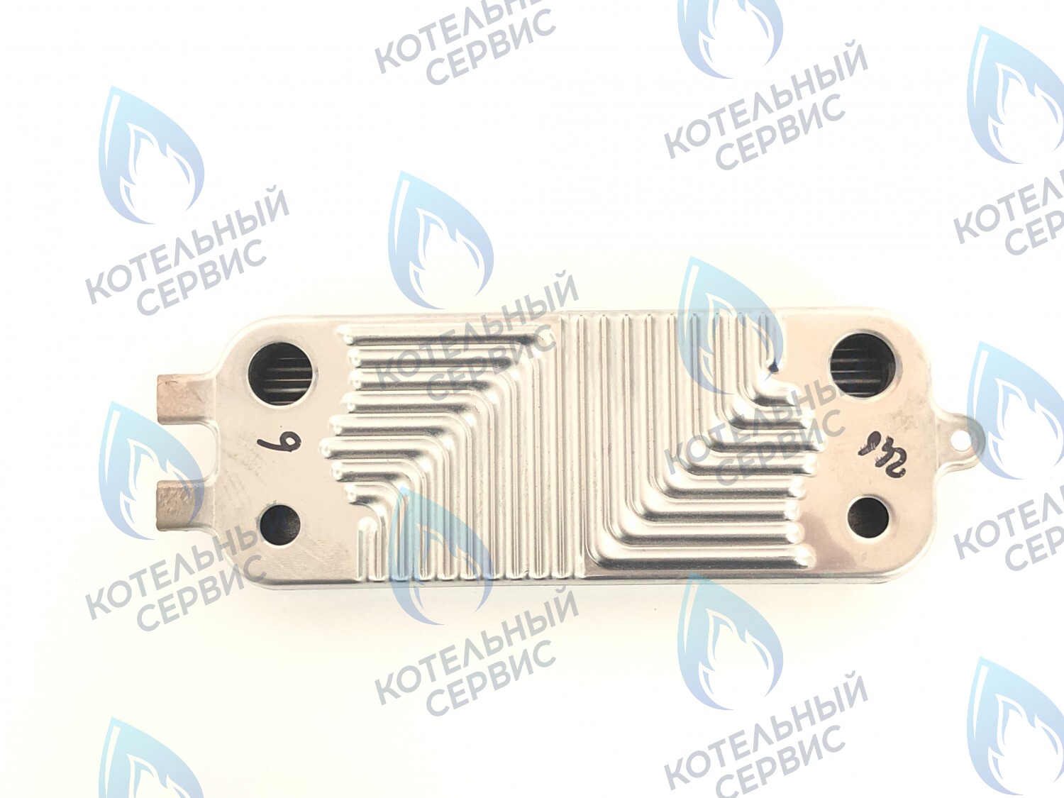 87186446230 Теплообменник  вторичный пластинчатый ГВС 12 пластин  BOSCH WBN6000/2000 12C/18C в Барнауле