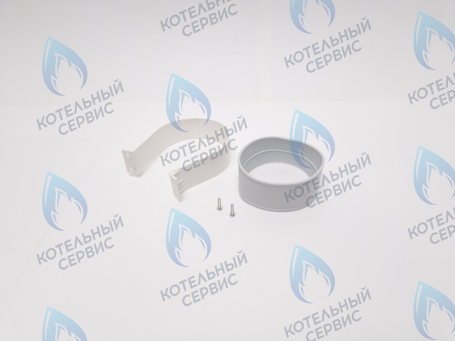 A01.015.000207 Хомут пластиковый для коаксиального дымохода Ø100мм в Барнауле
