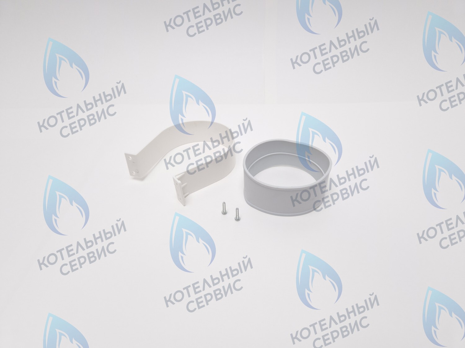 A01.015.000207 Хомут пластиковый для коаксиального дымохода Ø100мм в Барнауле