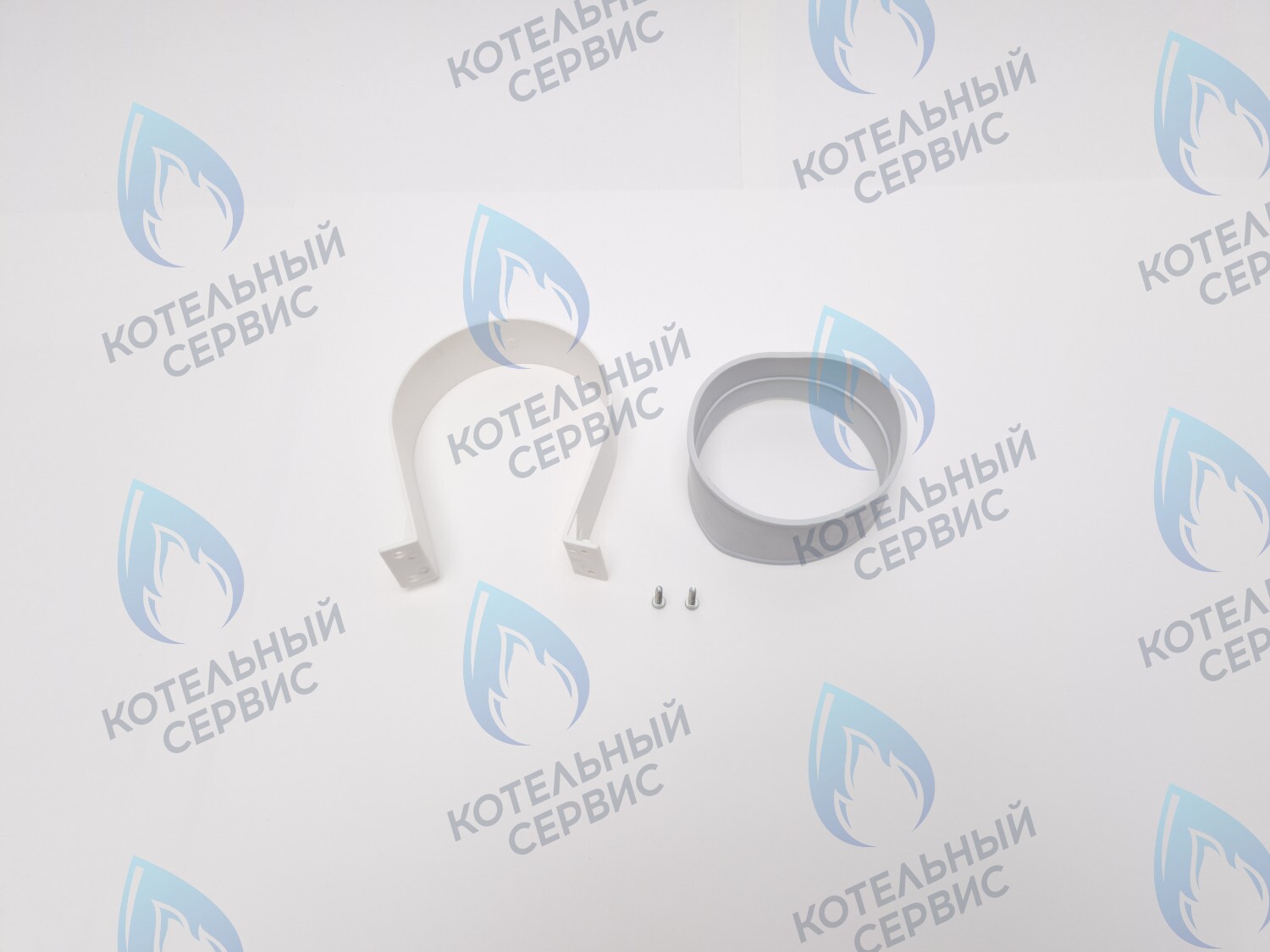 A01.015.000207 Хомут пластиковый для коаксиального дымохода Ø100мм в Барнауле