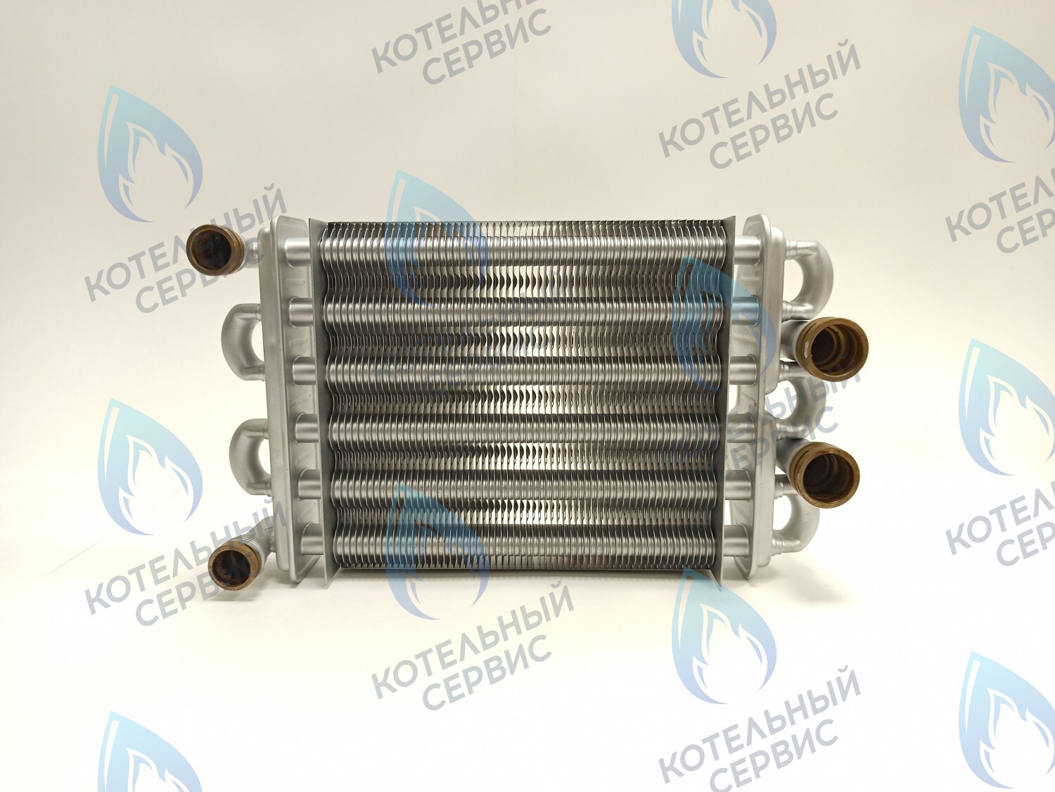 02-4011 Теплообменник битермический 198мм GAZECO 18-T1/C1 (с 05.2016) в Барнауле