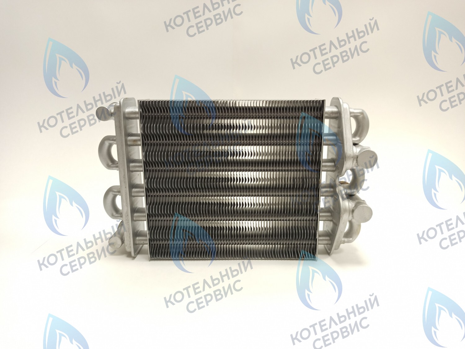 02-4011 Теплообменник битермический 198мм GAZECO 18-T1/C1 (с 05.2016) в Барнауле