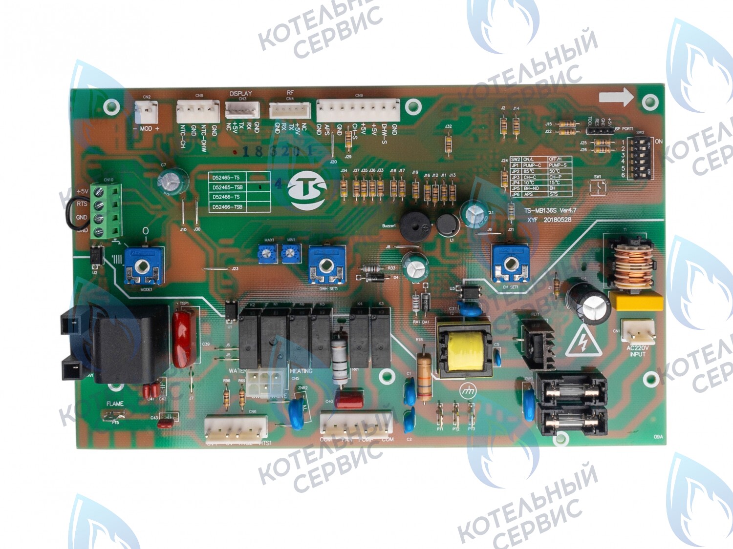 CB031 Плата управления (универсальная) GAZLUX/GAZECO 18кВт (для всех моделей, для 24кВт нужен новый дисплей)  (05-2050-04) в Барнауле
