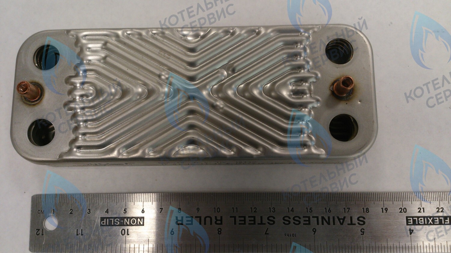 63041310091P Теплообменник ГВС пластинчатый вторичный 10 пластин (PLATE HEAT EXCHANGER) BAXI в Барнауле