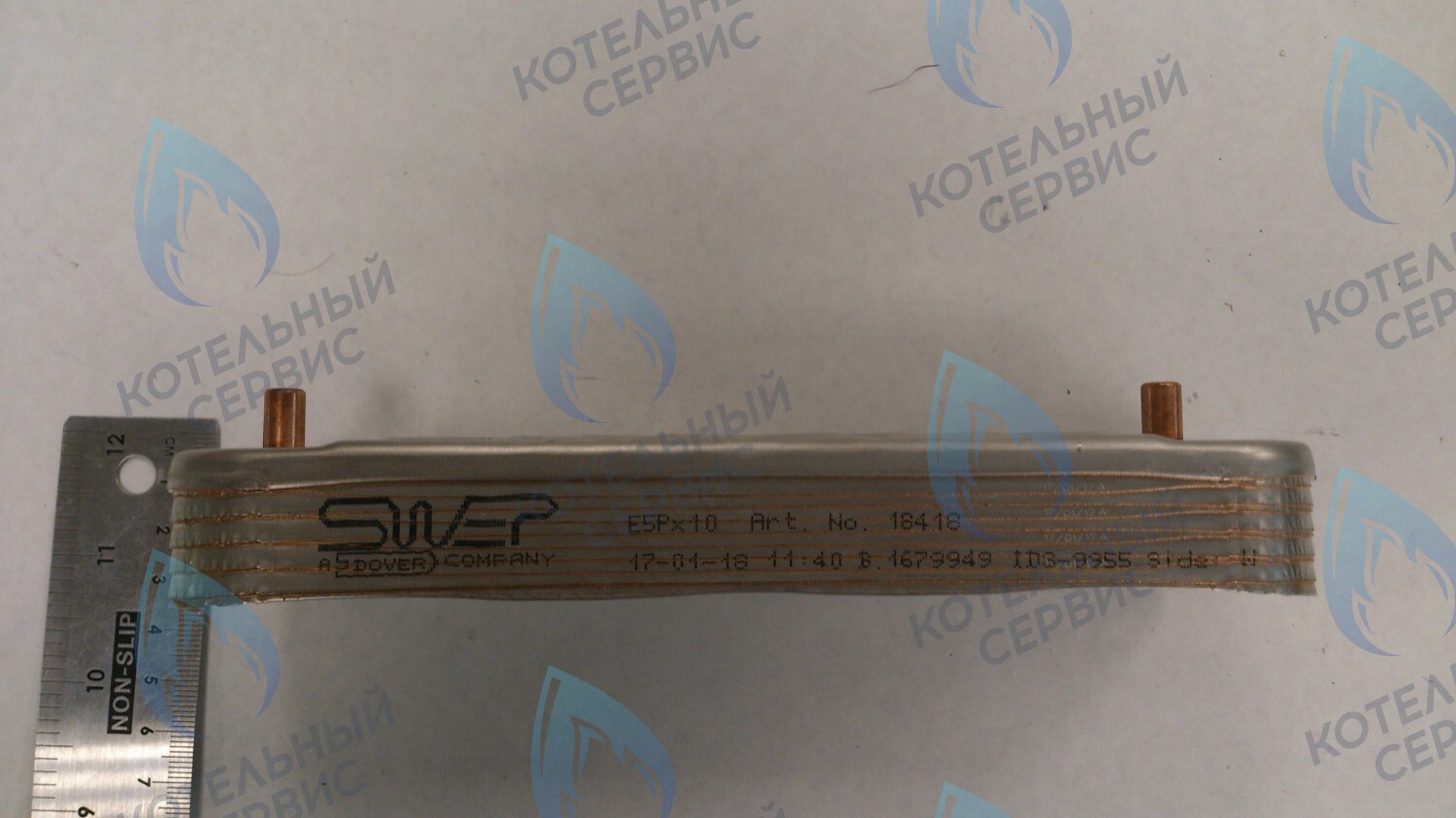 63041310091P Теплообменник ГВС пластинчатый вторичный 10 пластин (PLATE HEAT EXCHANGER) BAXI в Барнауле