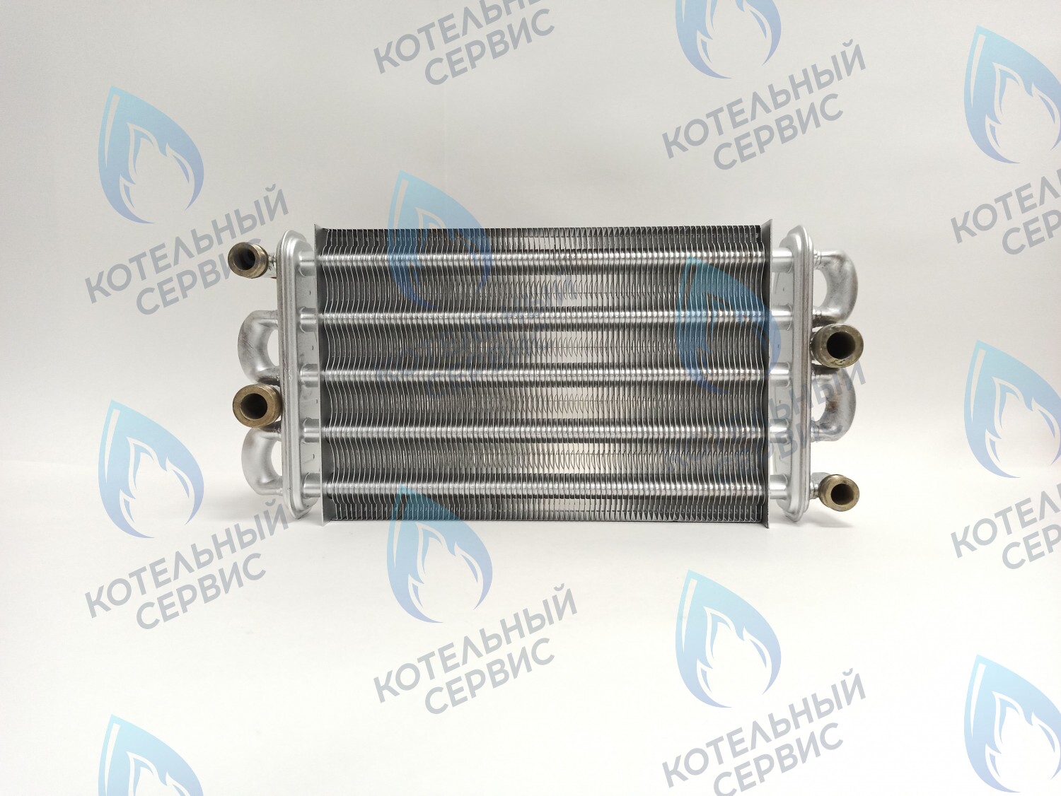 EB051-270 Битермический теплообменник FONDITAL, NOVA FLORIDA, ALPHATHERM,  PROTHERM (в комплекте есть заглушка для одного отверстия) 6SCAMBIM03, 0020025297 в Барнауле