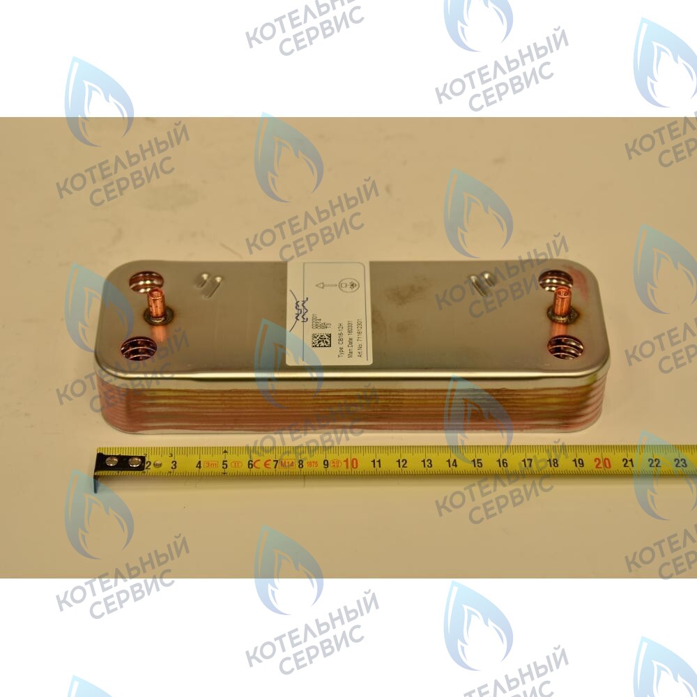 711612800 Теплообменник ГВС пластинчатый вторичный на 12 пластин BAXI в Барнауле