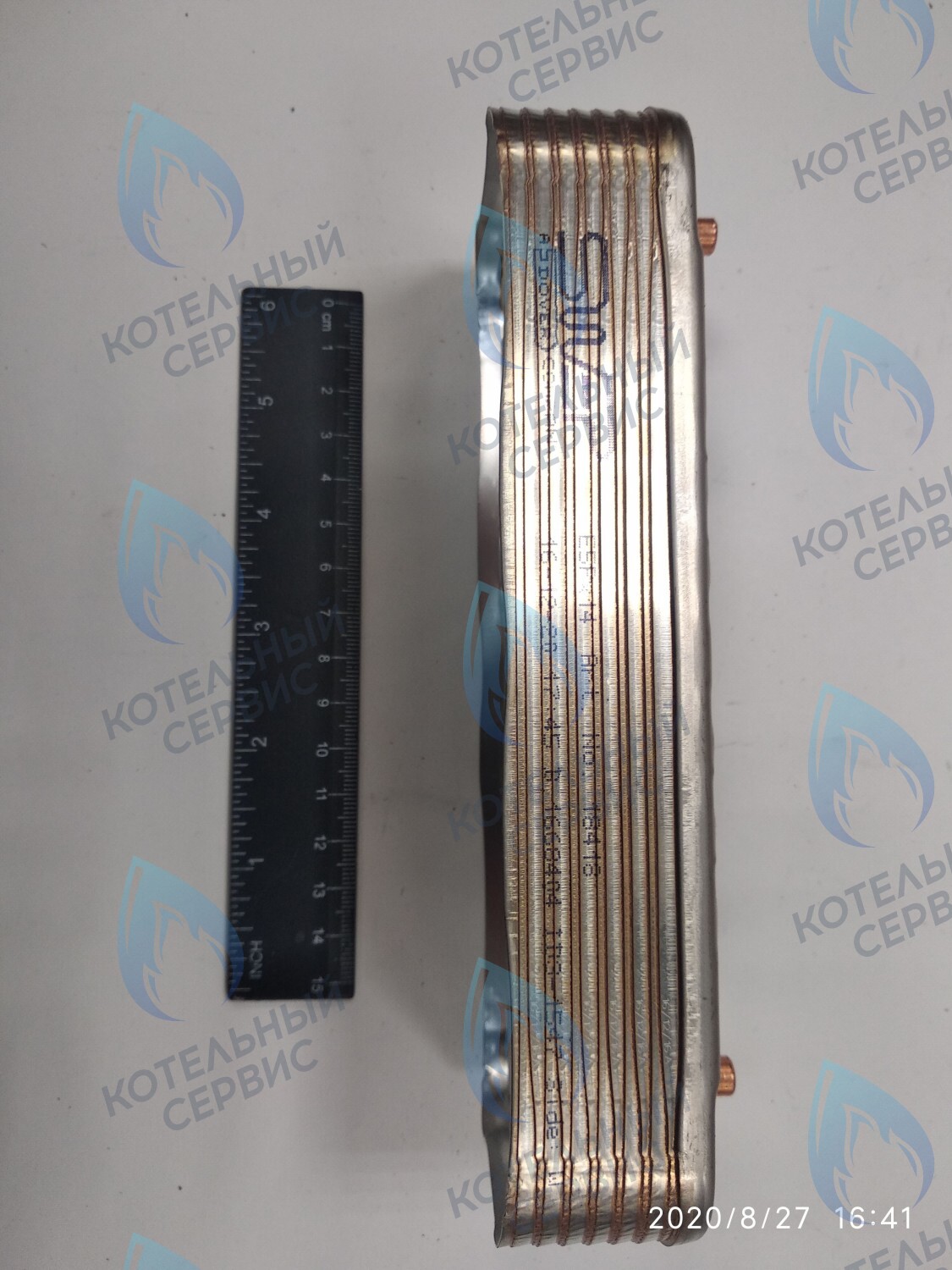 63041310441P Теплообменник ГВС пластинчатый вторичный 14 пластин (PLATE HEAT EXCHANGER) BAXI в Барнауле