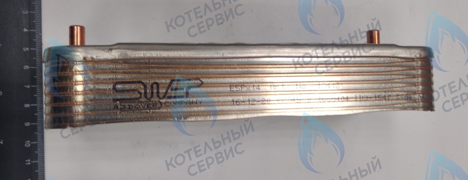 63041310441P Теплообменник ГВС пластинчатый вторичный 14 пластин (PLATE HEAT EXCHANGER) BAXI в Барнауле