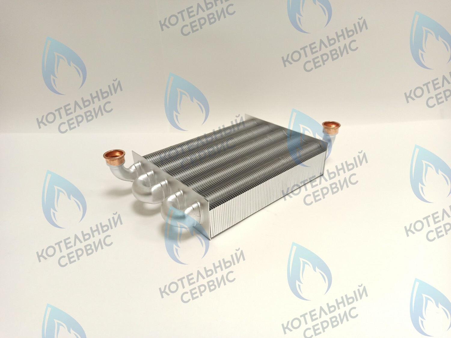 EM042-230 Теплообменник первичный (основной) (крепление - клипсы) FERROLI FORTUNA PRO, DIVABEL, VITABEL (398002570, 902607270) в Барнауле