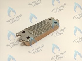 Теплообменник ГВС вторичный 12 пластин VAILLANT, PROTHERM (0020020018, 0020059452)
