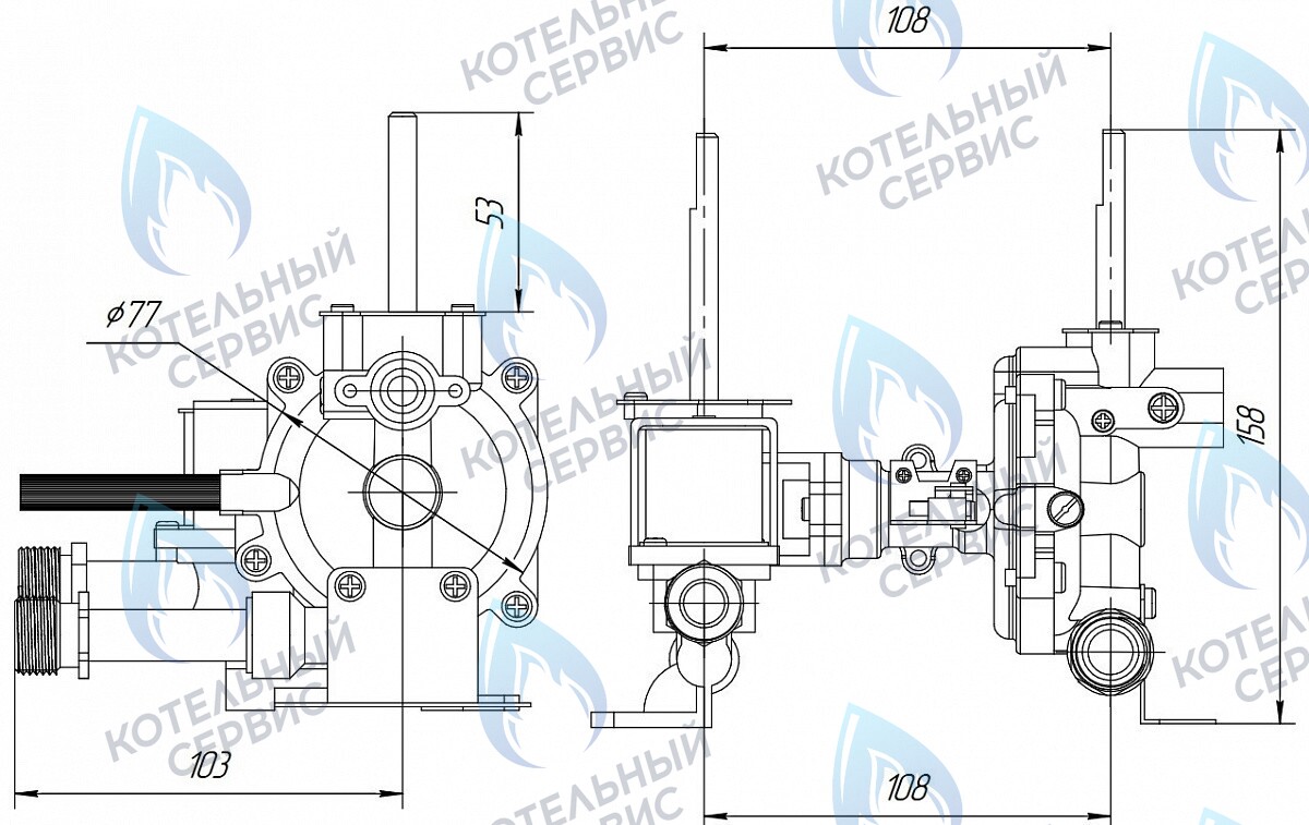 3542 Блок газовой колонки газоводяной 12л Vektor, Таганрог Газоаппарат, Вега, Oasis JSG 20 в Барнауле