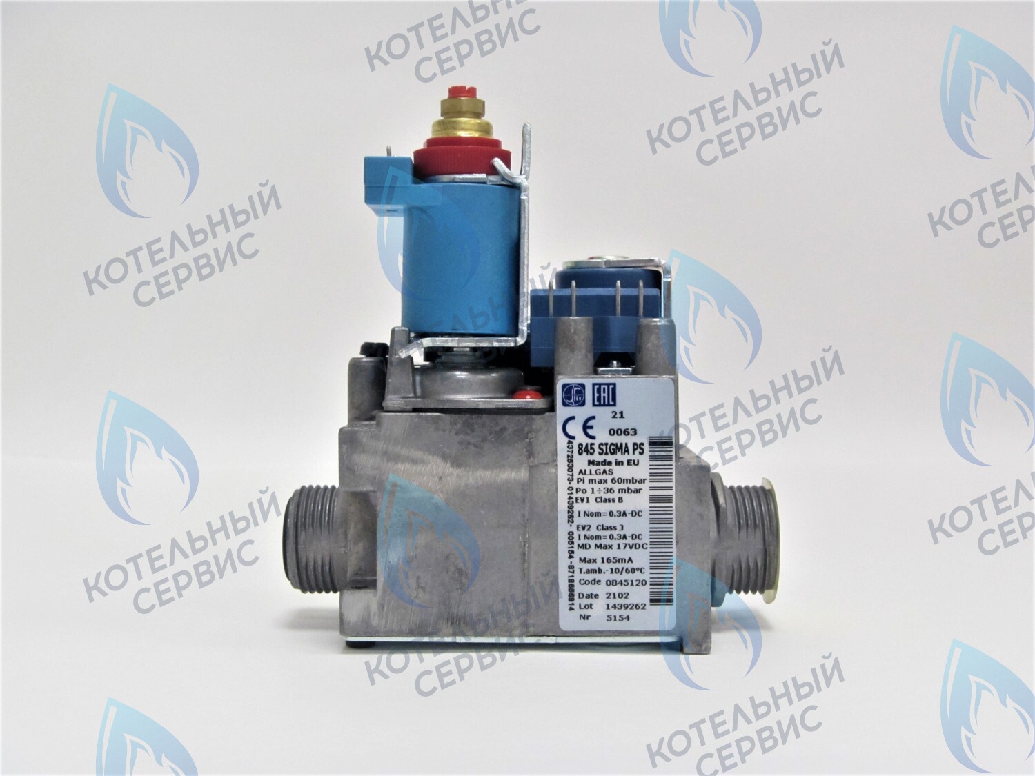 GV010 Газовый клапан SIT 845 SIGMA PS (code 0845120) BUDERUS U072, BOSCH WBN6000, GAZ 2500F (87186439430) в Барнауле