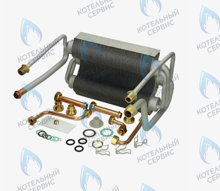 39830930 Теплообменник битермический KIT PACCO UN.24kW S/GRUPPO H2O FERROLI в Барнауле