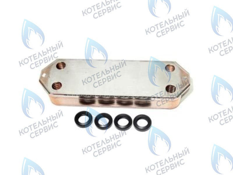 7822799 Теплообменник пластинчатый (вторичный) 14 пластин для котлов Viessmann Vitopend 100-W WH0A в Барнауле