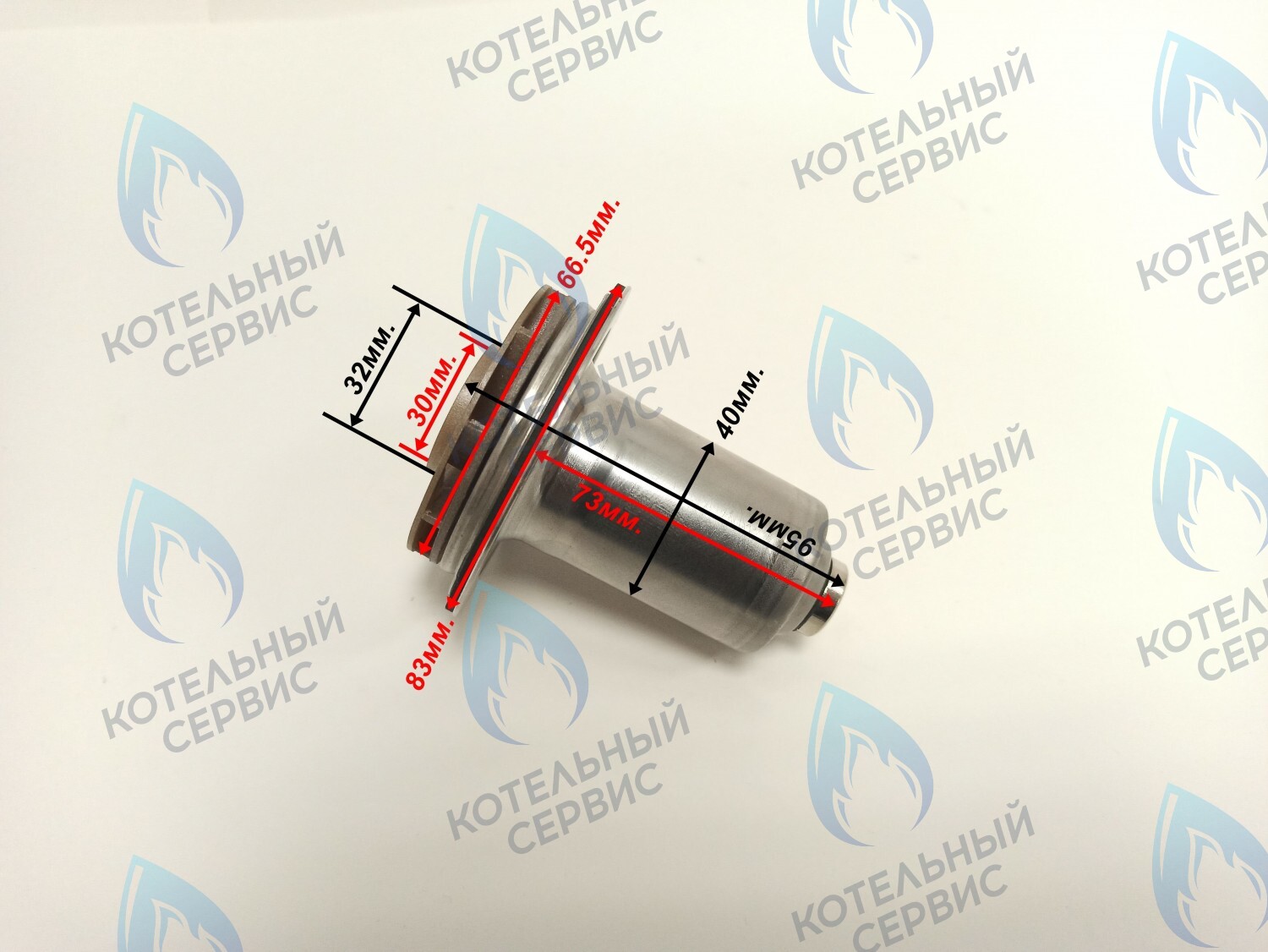 PPR-G30CCW-G40-66-02 Втулка ротор насоса (против часовой стрелки) Grundfos 15-50, 75W (легко входит) в Барнауле