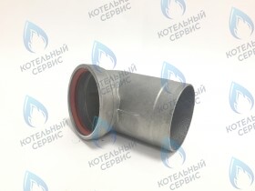 Патрубок дымохода с прокладкой