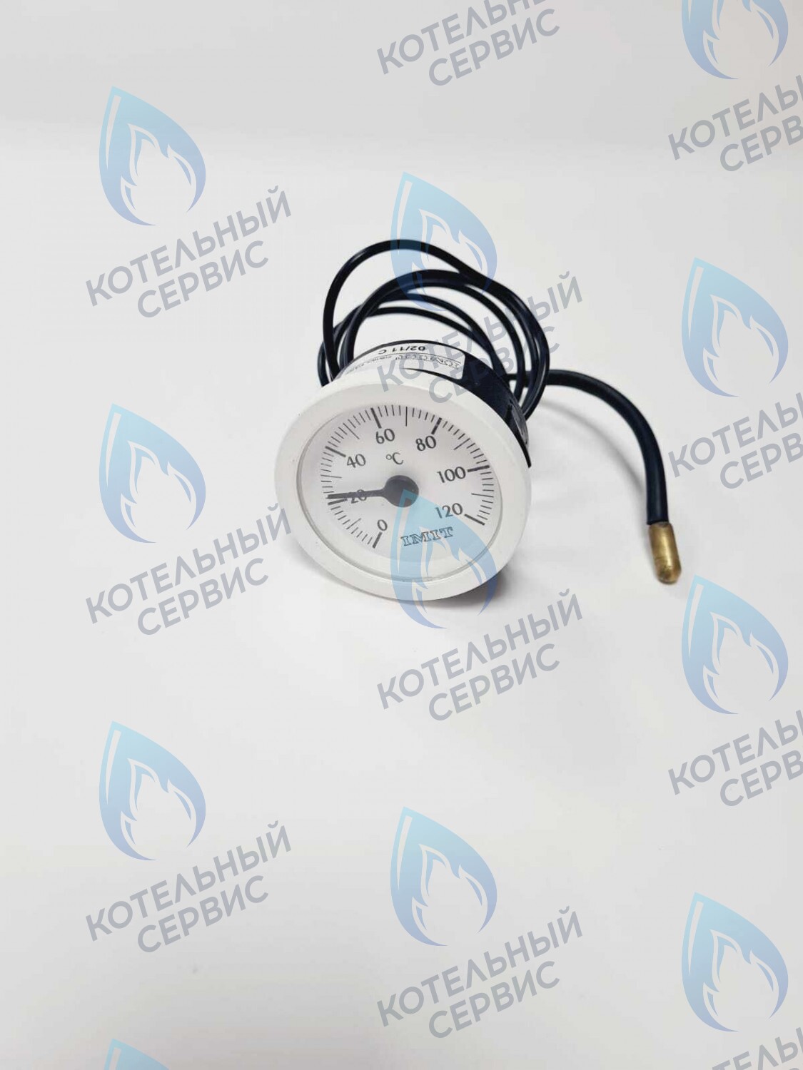 ST002-IMIT Термометр капиллярный круглый белое кольцо d 51,5 мм, длина капилляра 1050 мм, 0-120С в Барнауле