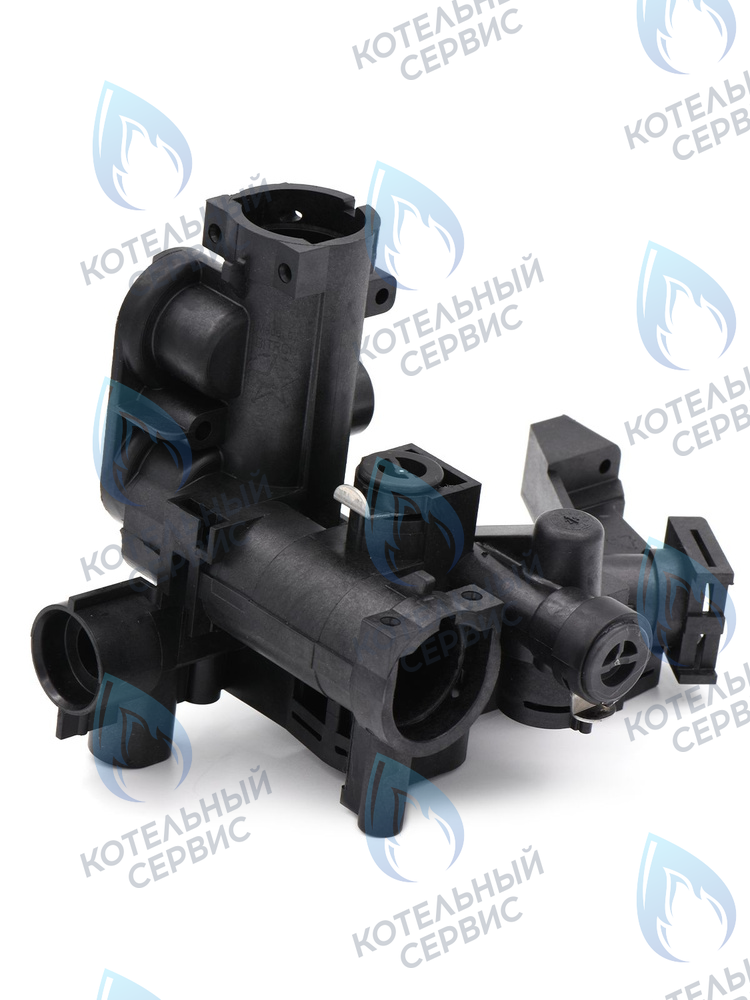 GGT022 Гидроузел трехходового клапана (правый, возврата) Ariston BS, BSII, CLAS, EGIS, MATIS, GENUS EVO (65104335) в Барнауле