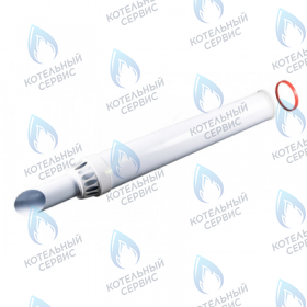 Труба с наконечником коаксиальная 60/100 1,00 м DR thermo