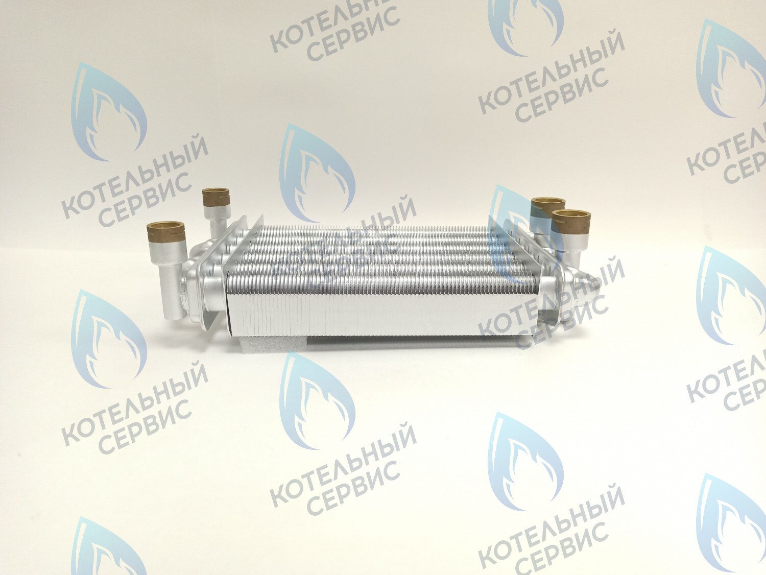 EB011-210 Теплообменник битермический 18кВт 210мм GAZECO 18-T1/-C1 (до 05.2016) (02-4001) в Барнауле