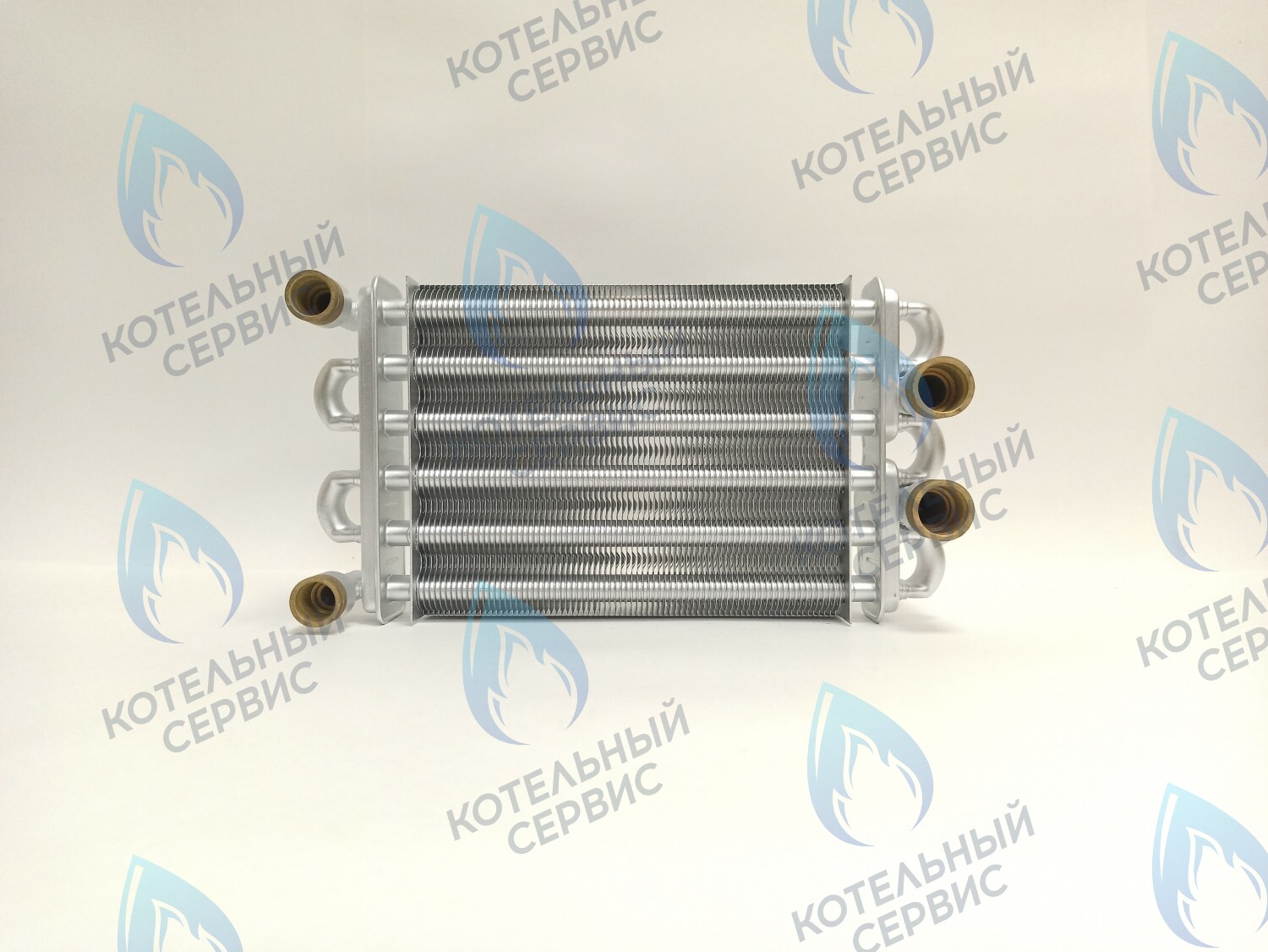 EB011-210 Теплообменник битермический 18кВт 210мм GAZECO 18-T1/-C1 (до 05.2016) (02-4001) в Барнауле