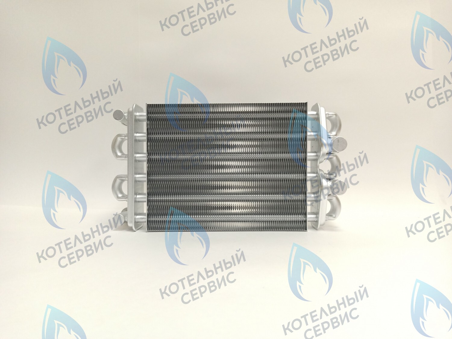 EB011-210 Теплообменник битермический 18кВт 210мм GAZECO 18-T1/-C1 (до 05.2016) (02-4001) в Барнауле