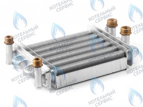 Теплообменник битермический 20см (L=196мм) 18кВт (10070004) HAIER, HEC