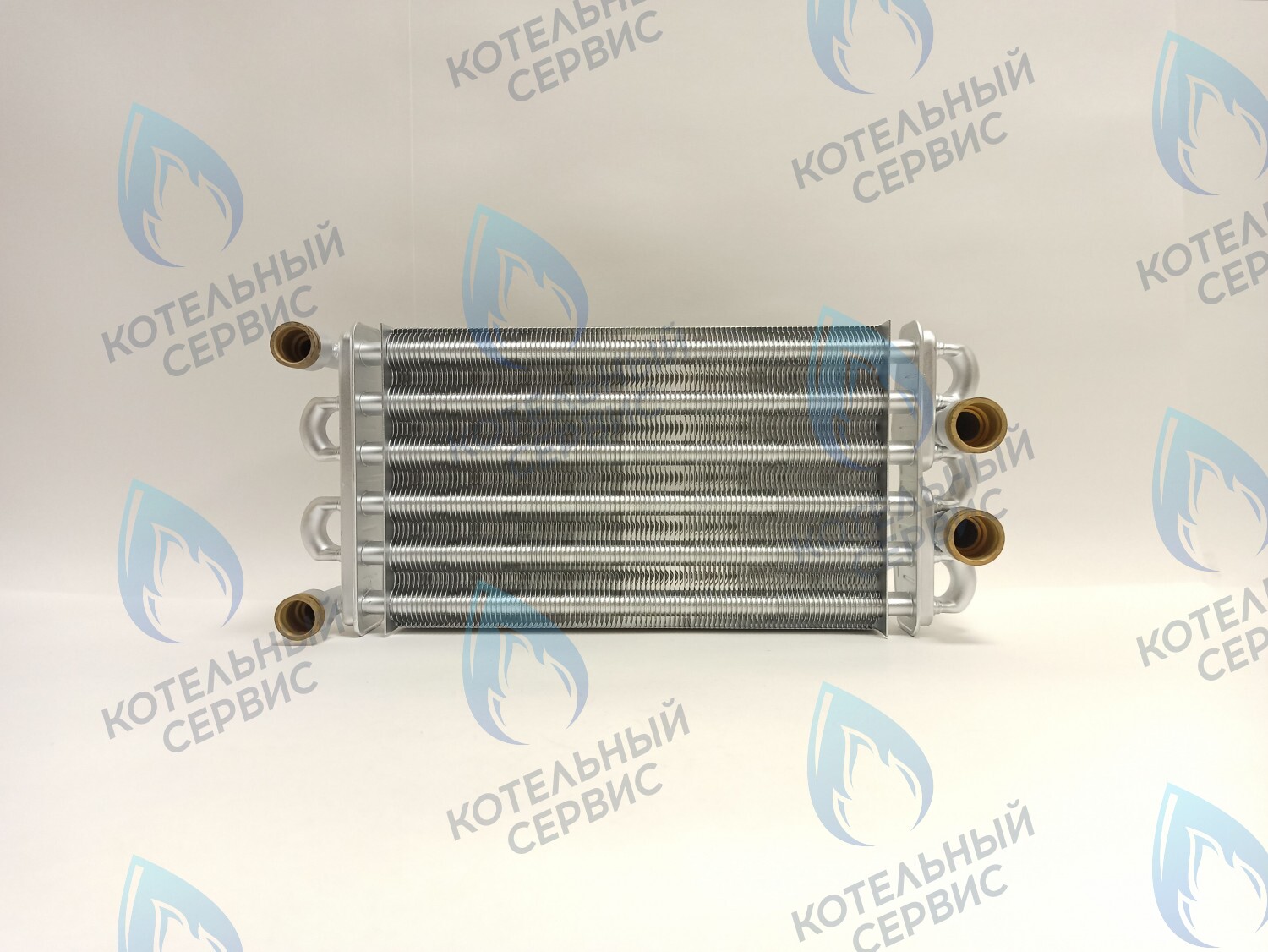 EB011-290 Теплообменник битермический 290мм 24кВт Gazlux Standart 24-T-1/-C-1 (02-2002) в Барнауле