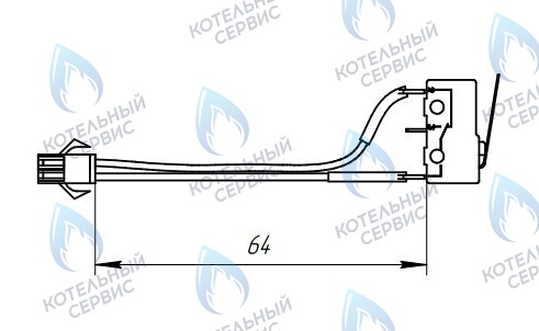 1890 Микровыключатель НЕВА 4510 (2 провода) в Барнауле