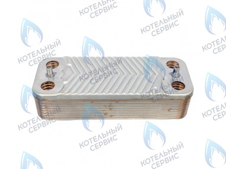 1926288 Вторичный теплообменник ГВС 16 пластин  DC30  DC35  DL30  DL35  HUBERT в Барнауле